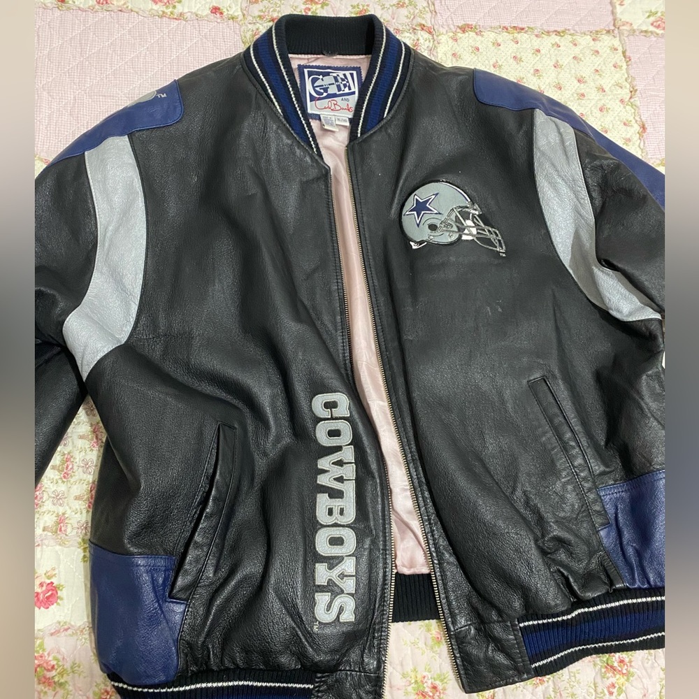 dallas cowboys leather jacket